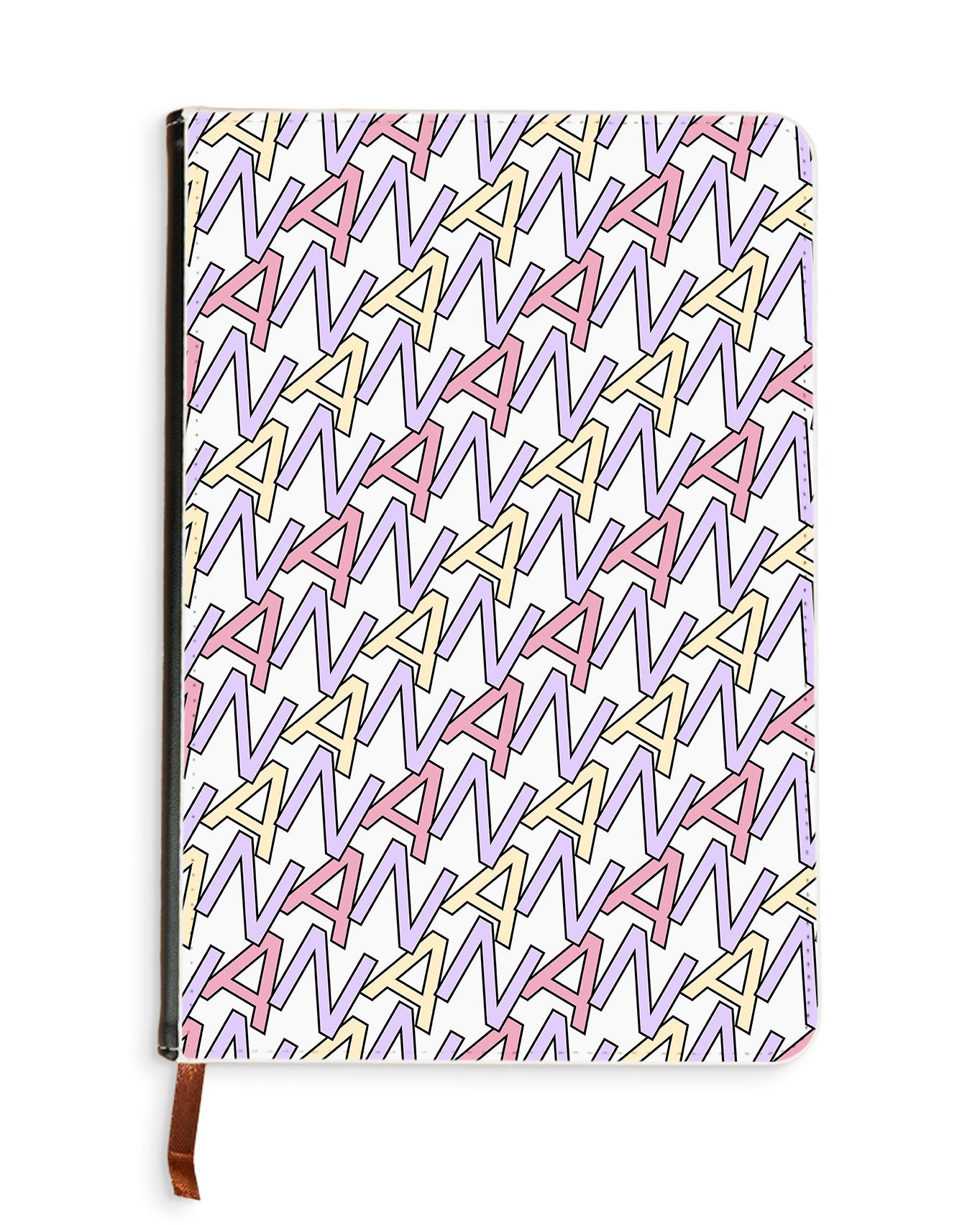 Leather Bookpaper Notebook - Initial Monogram 5.0