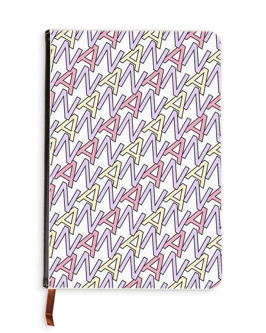 Leather Bookpaper Notebook - Initial Monogram 5.0