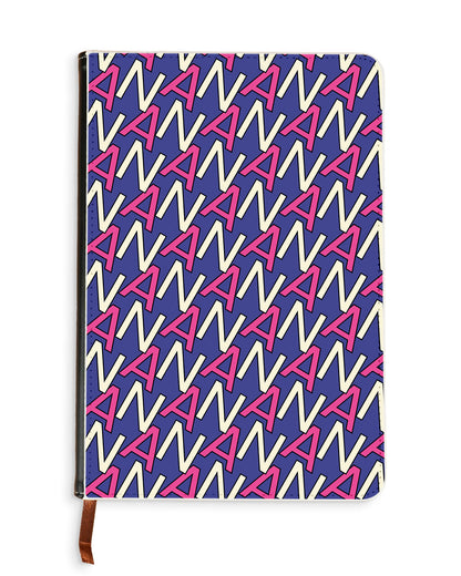 Leather Bookpaper Notebook - Initial Monogram 6.0