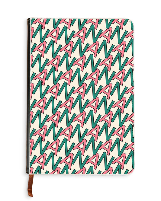 Leather Bookpaper Notebook - Initial Monogram 7.0