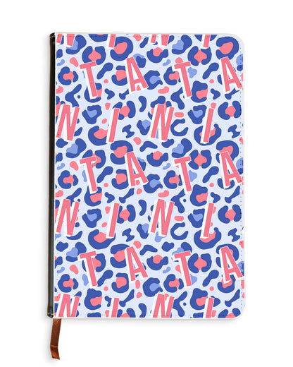 Leather Bookpaper Notebook - Leopard Monogram 1.0