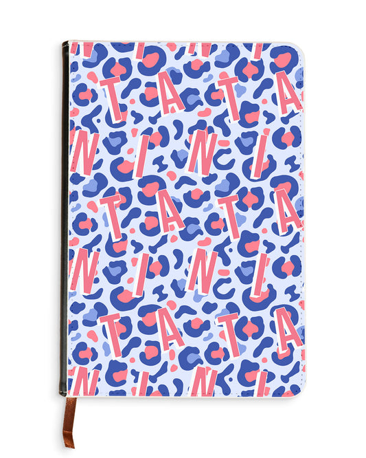 Leather Bookpaper Notebook - Leopard Monogram 1.0
