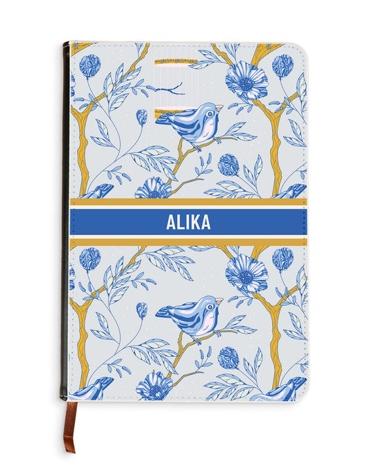 Leather Bookpaper Notebook - Lovebird 10.0