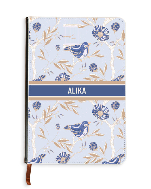 Leather Bookpaper Notebook - Lovebird 12.0