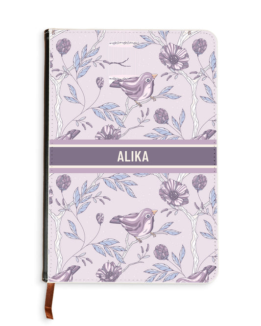 Leather Bookpaper Notebook - Lovebird 15.0