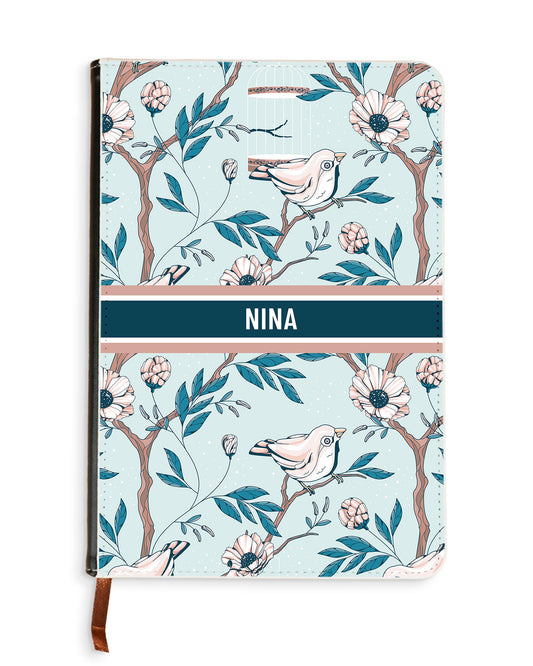 Leather Bookpaper Notebook - Lovebird 3.0