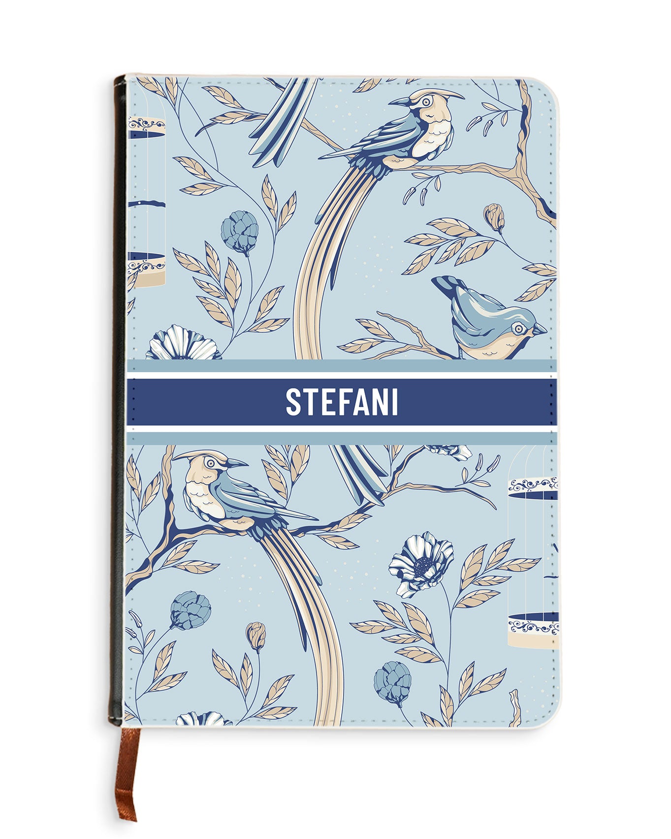 Leather Bookpaper Notebook - Lovebird 5.0