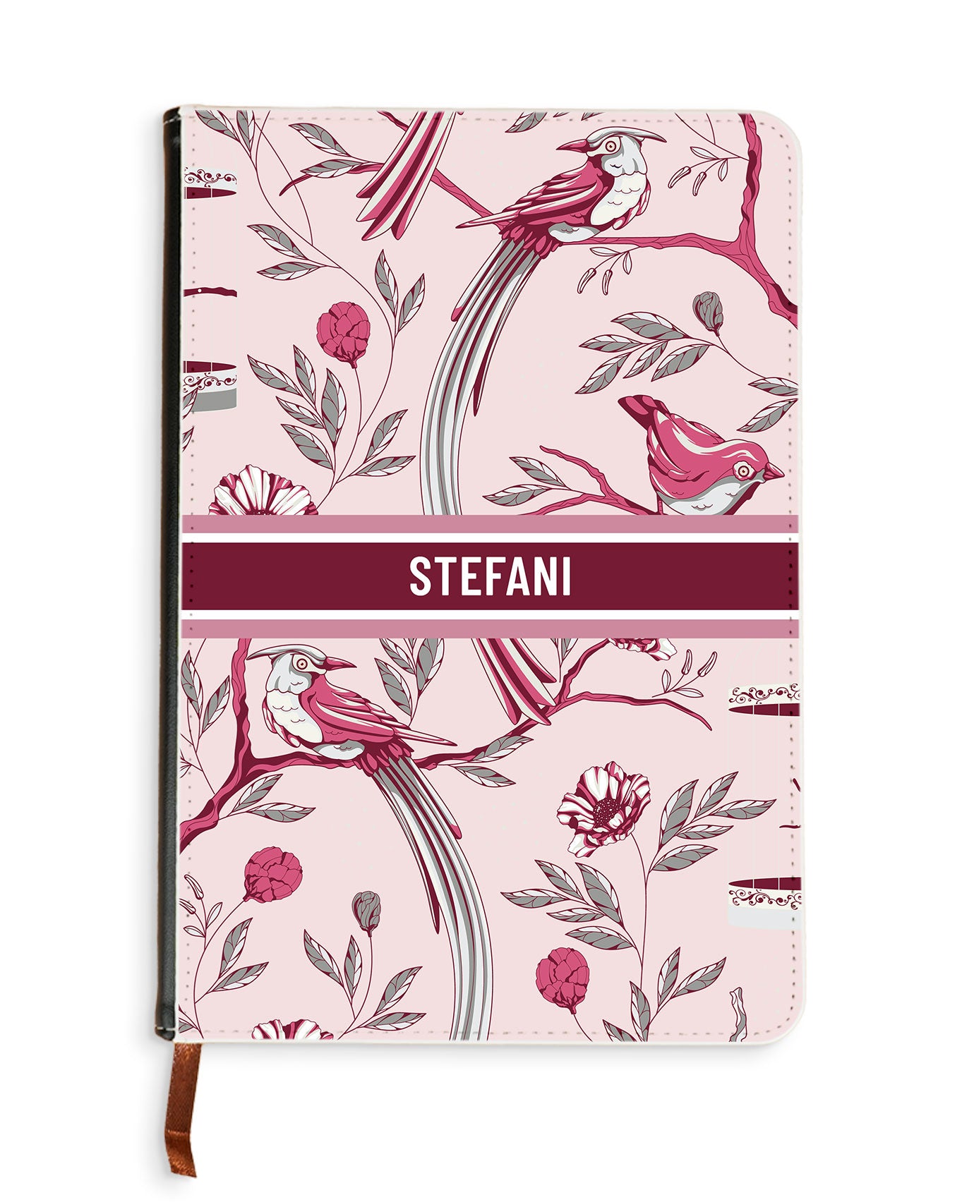 Leather Bookpaper Notebook - Lovebird 6.0