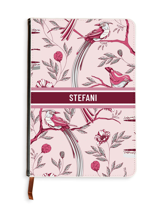 Leather Bookpaper Notebook - Lovebird 6.0