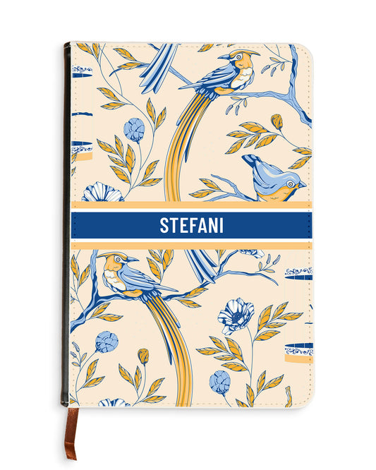Leather Bookpaper Notebook - Lovebird 7.0