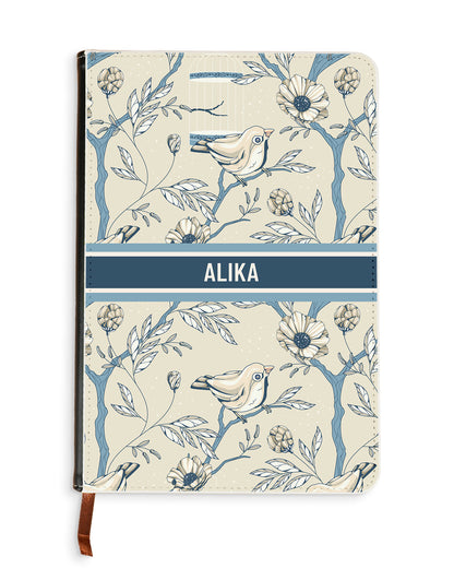 Leather Bookpaper Notebook - Lovebird 9.0