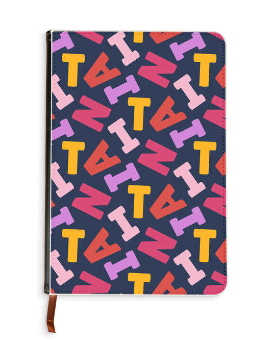 Leather Bookpaper Notebook - Scattered Monogram 1.0