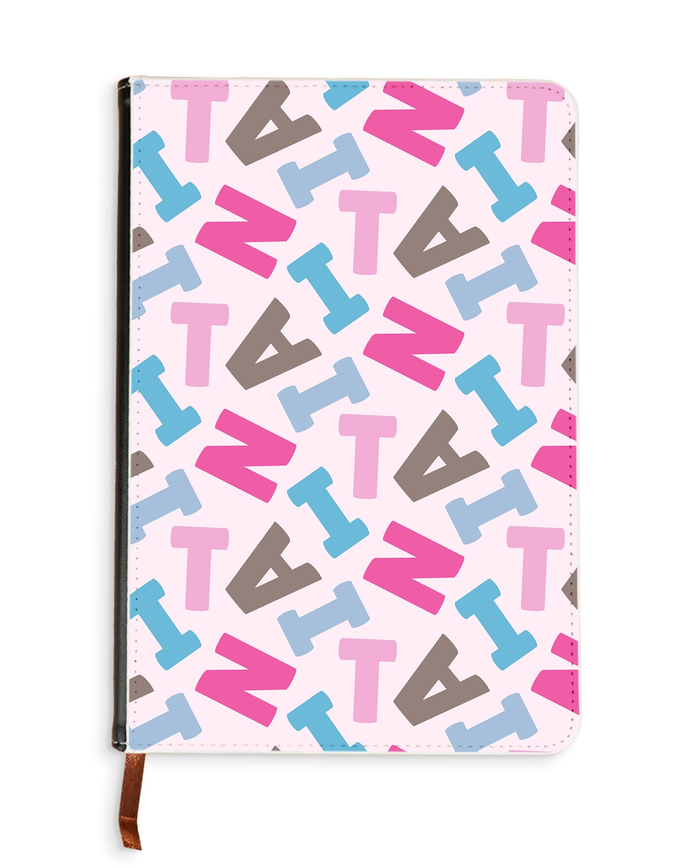 Leather Bookpaper Notebook - Scattered Monogram 2.0