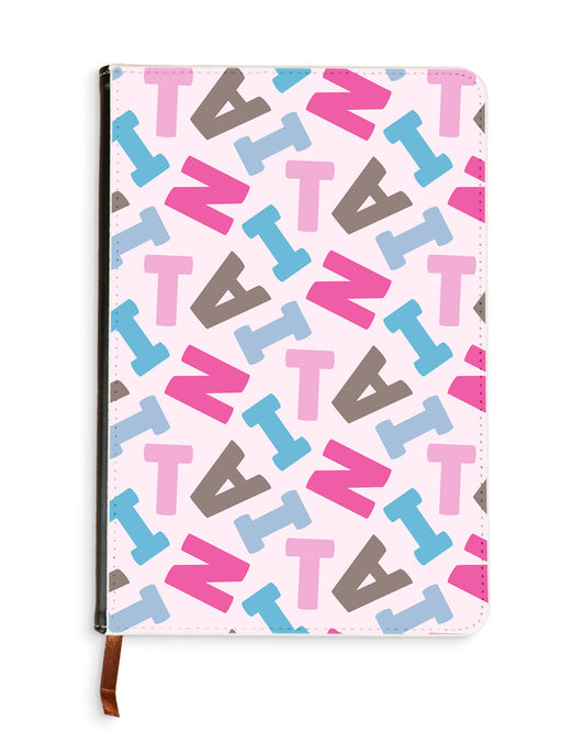 Leather Bookpaper Notebook - Scattered Monogram 2.0