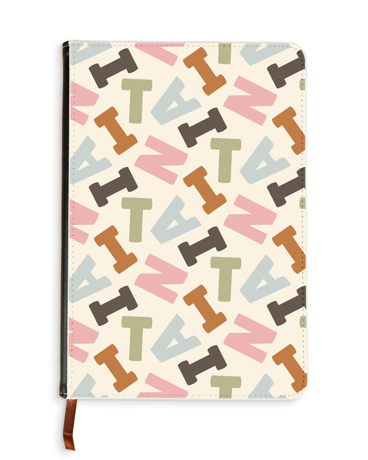 Leather Bookpaper Notebook - Scattered Monogram 4.0