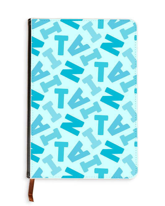 Leather Bookpaper Notebook - Scattered Monogram 5.0