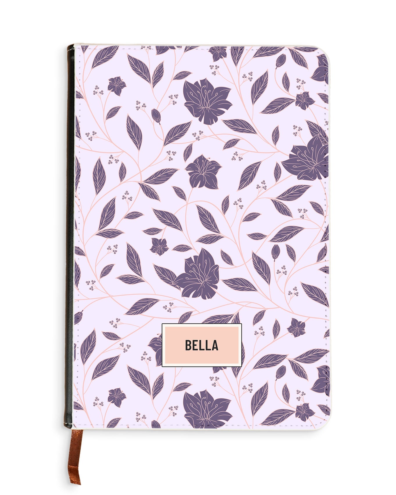 Leather Bookpaper Notebook - Sketchy Flower 4.0