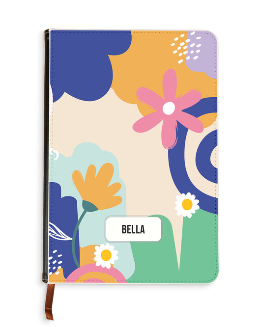 Leather Bookpaper Notebook - Abstract Flower 1.0