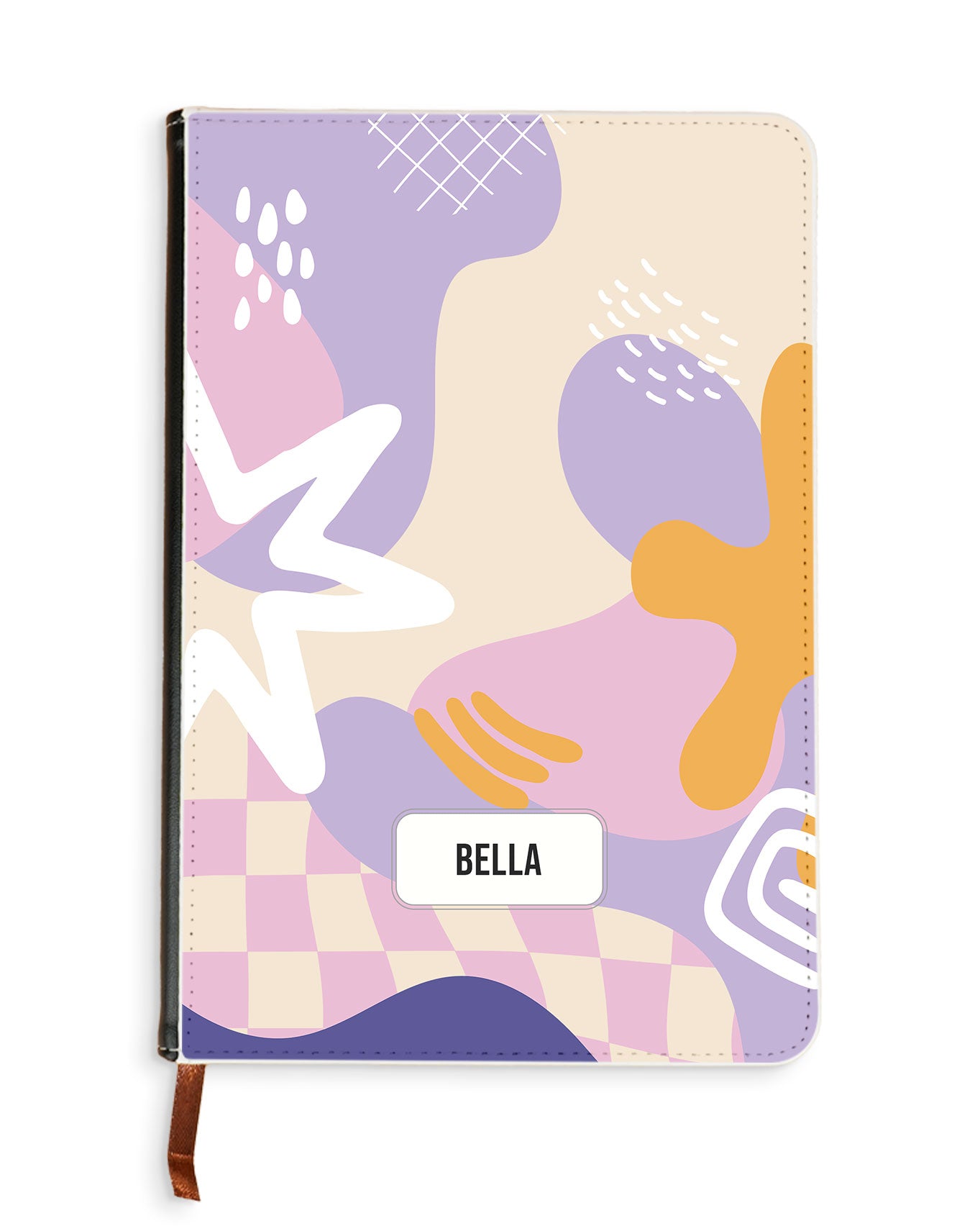 Leather Bookpaper Notebook - Abstract Flower 4.0