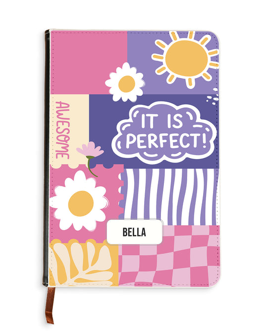 Leather Bookpaper Notebook - Abstract Quotes