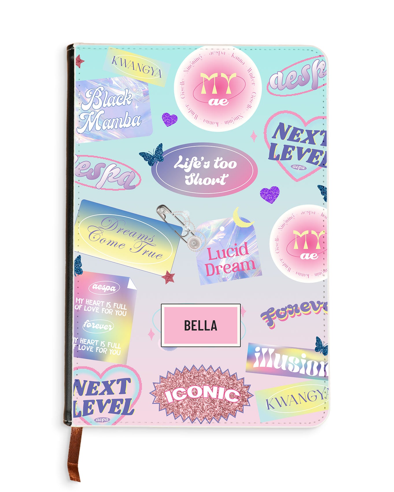 Leather Bookpaper Notebook - Aespa Girl's Pack