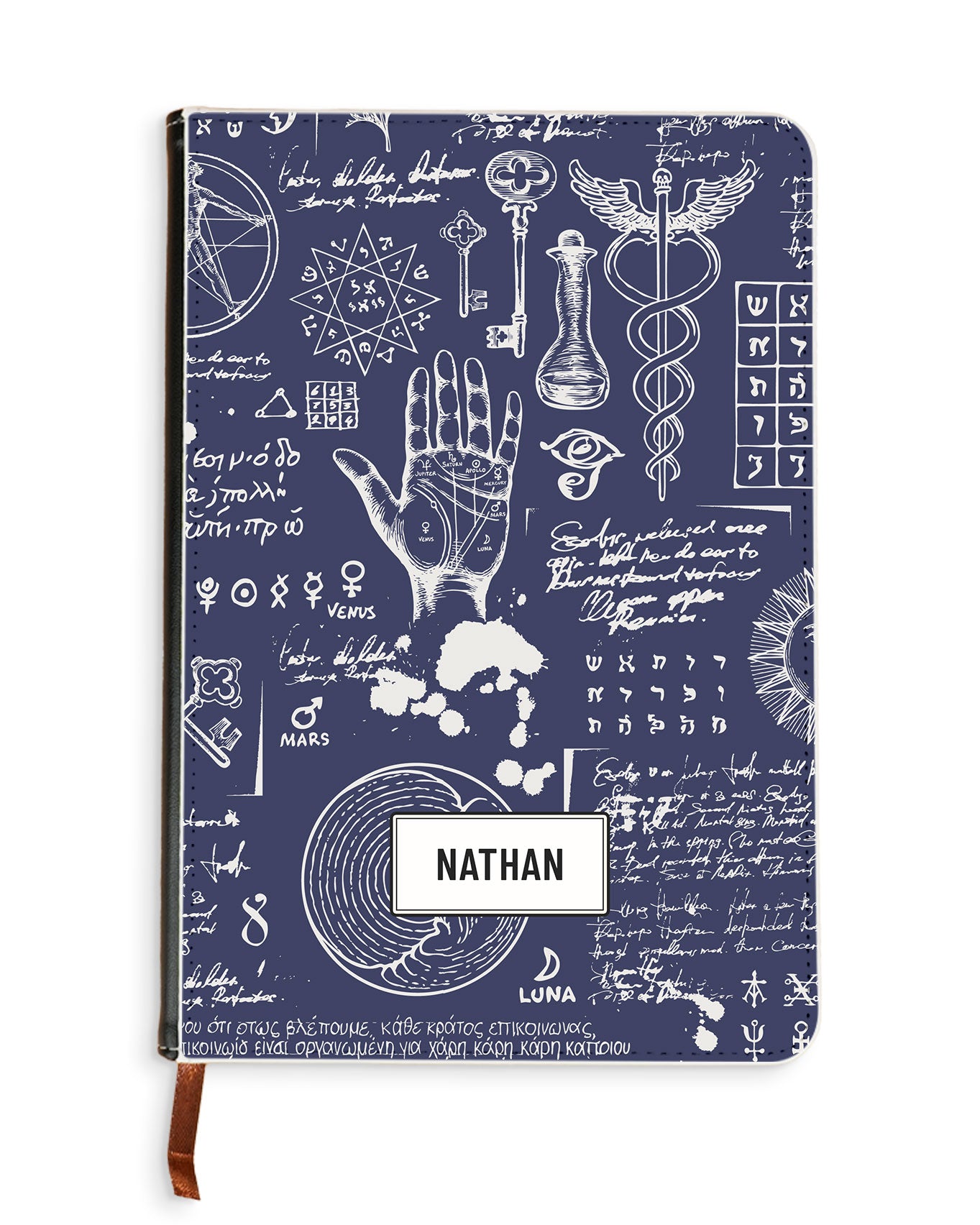 Leather Bookpaper Notebook - Alchemy 1.0