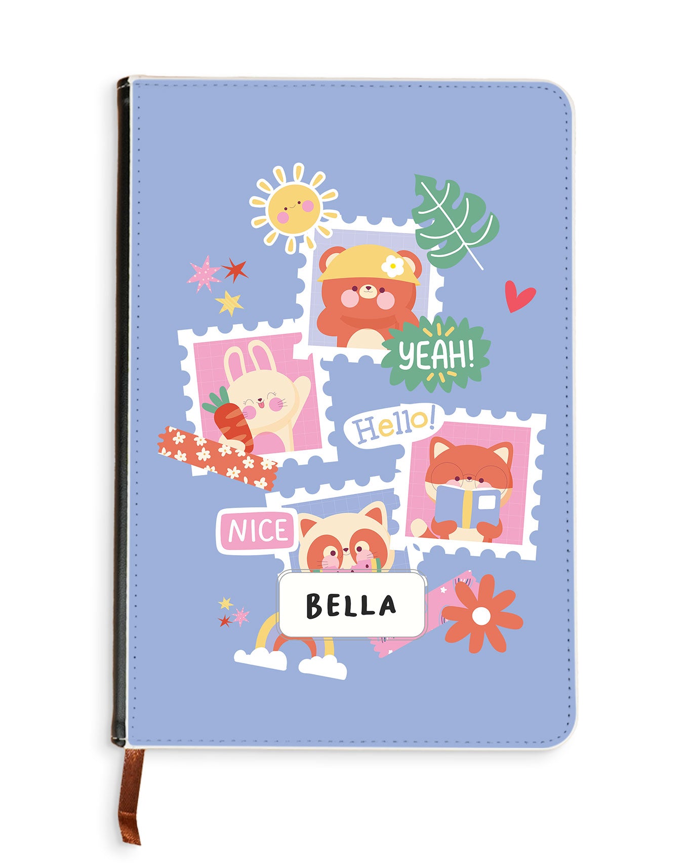 Leather Bookpaper Notebook - Animal Squad