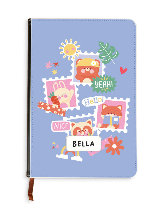Leather Bookpaper Notebook - Animal Squad