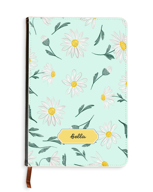 Leather Bookpaper Notebook - April Daisy