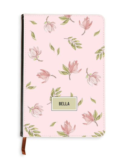 Leather Bookpaper Notebook - Azalea