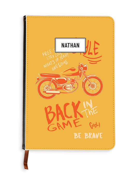 Leather Bookpaper Notebook - Back in the Game