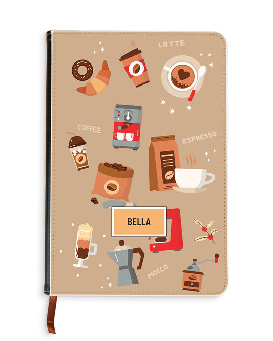 Leather Bookpaper Notebook - Barista