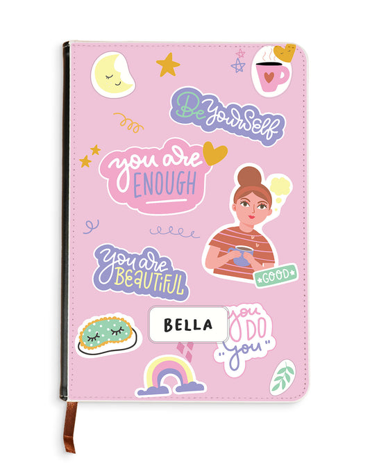 Leather Bookpaper Notebook - Be Yourself