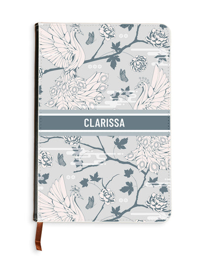 Leather Bookpaper Notebook - Bird of Paradise 2.0