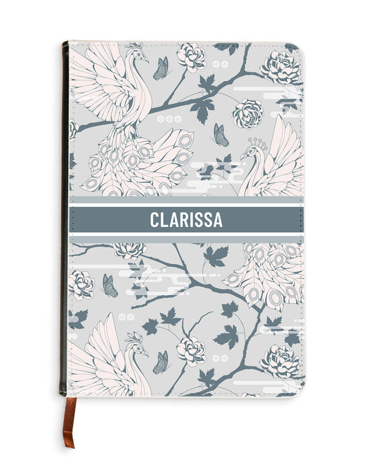 Leather Bookpaper Notebook - Bird of Paradise 2.0