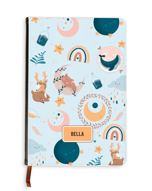 Leather Bookpaper Notebook - Boho