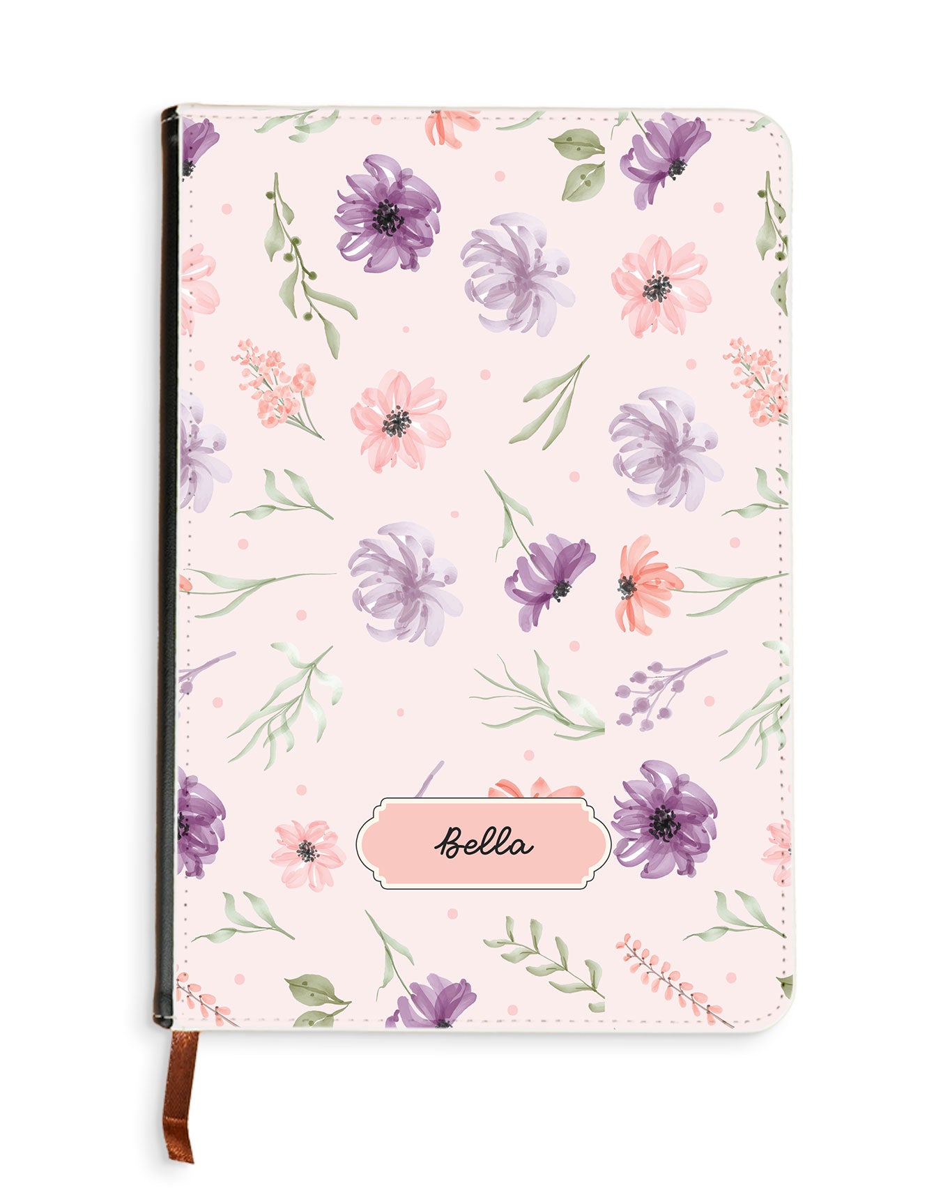 Leather Bookpaper Notebook - Abstract Lovers