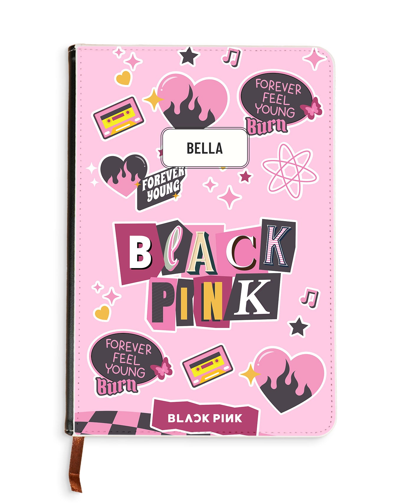 Leather Bookpaper Notebook - Blackpink Forever Young