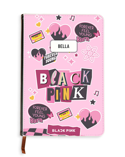 Leather Bookpaper Notebook - Blackpink Forever Young