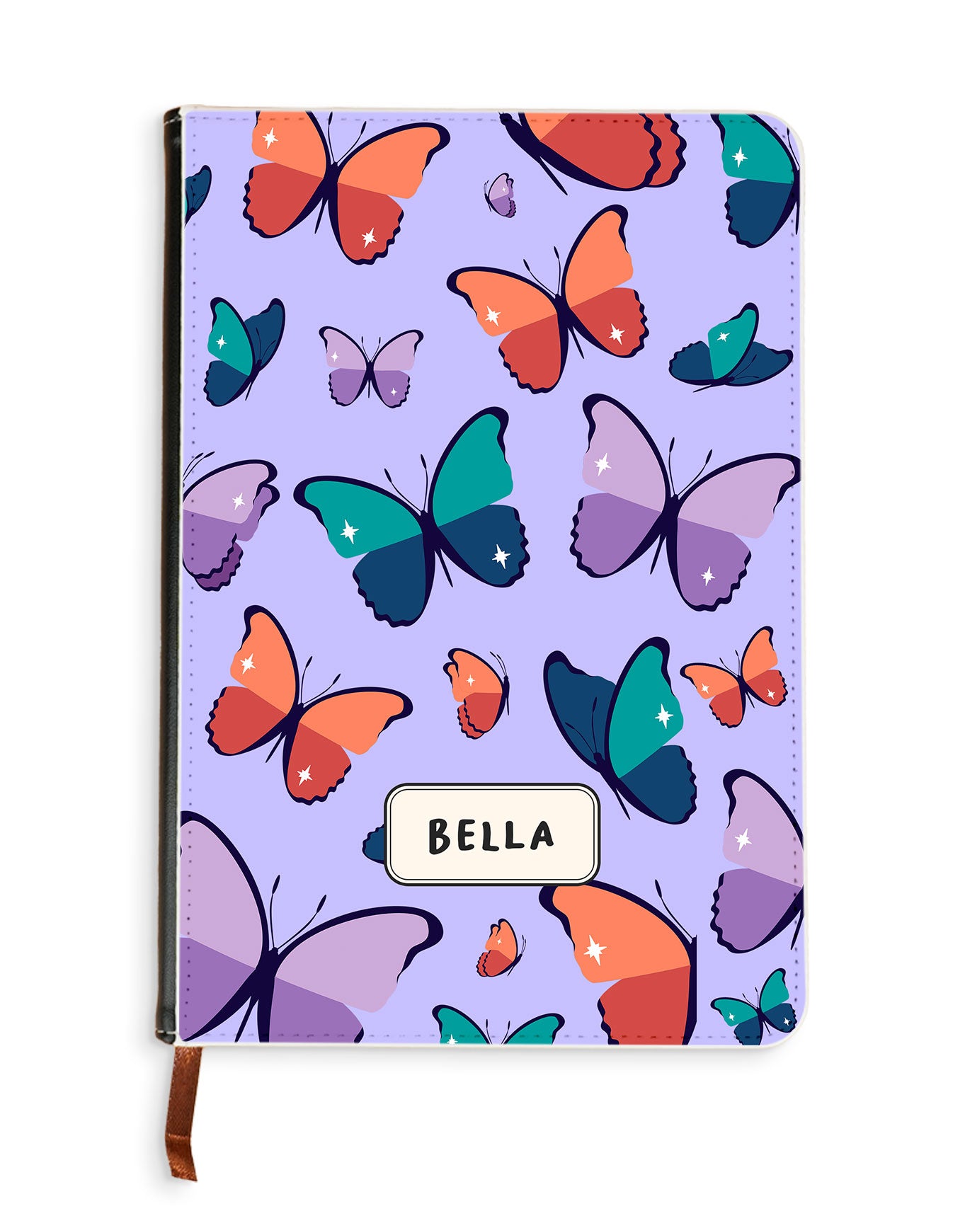 Leather Bookpaper Notebook - Butterfly
