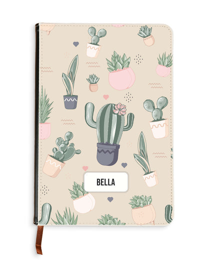 Leather Bookpaper Notebook - Cactus 2.0