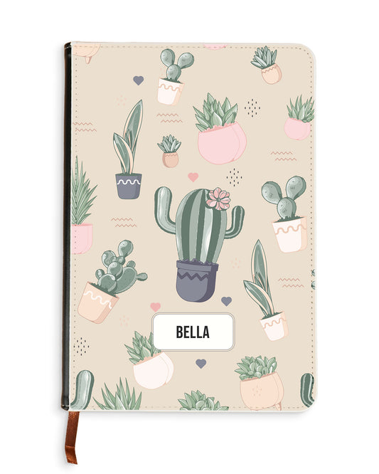 Leather Bookpaper Notebook - Cactus 2.0