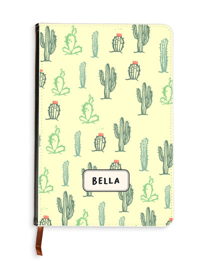 Leather Bookpaper Notebook - Cactus