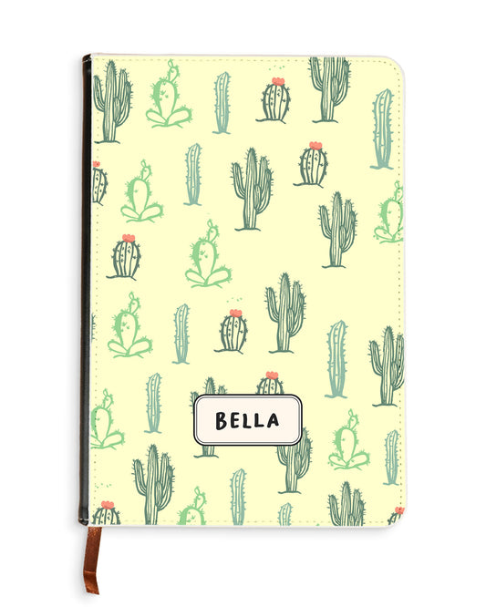Leather Bookpaper Notebook - Cactus
