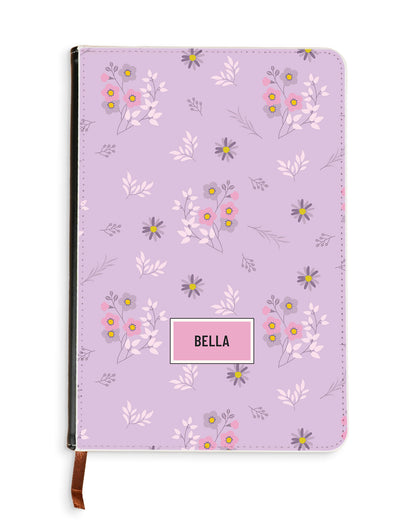 Leather Bookpaper Notebook - Cherry Blossom