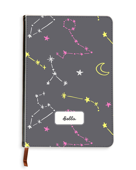 Leather Bookpaper Notebook - Candy Constellation