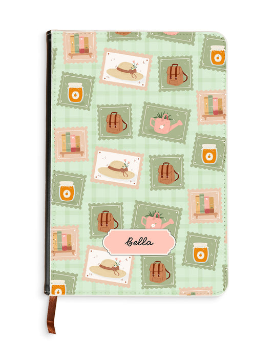 Leather Bookpaper Notebook - Cottagecore