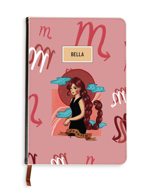 Leather Bookpaper Notebook - Scorpio