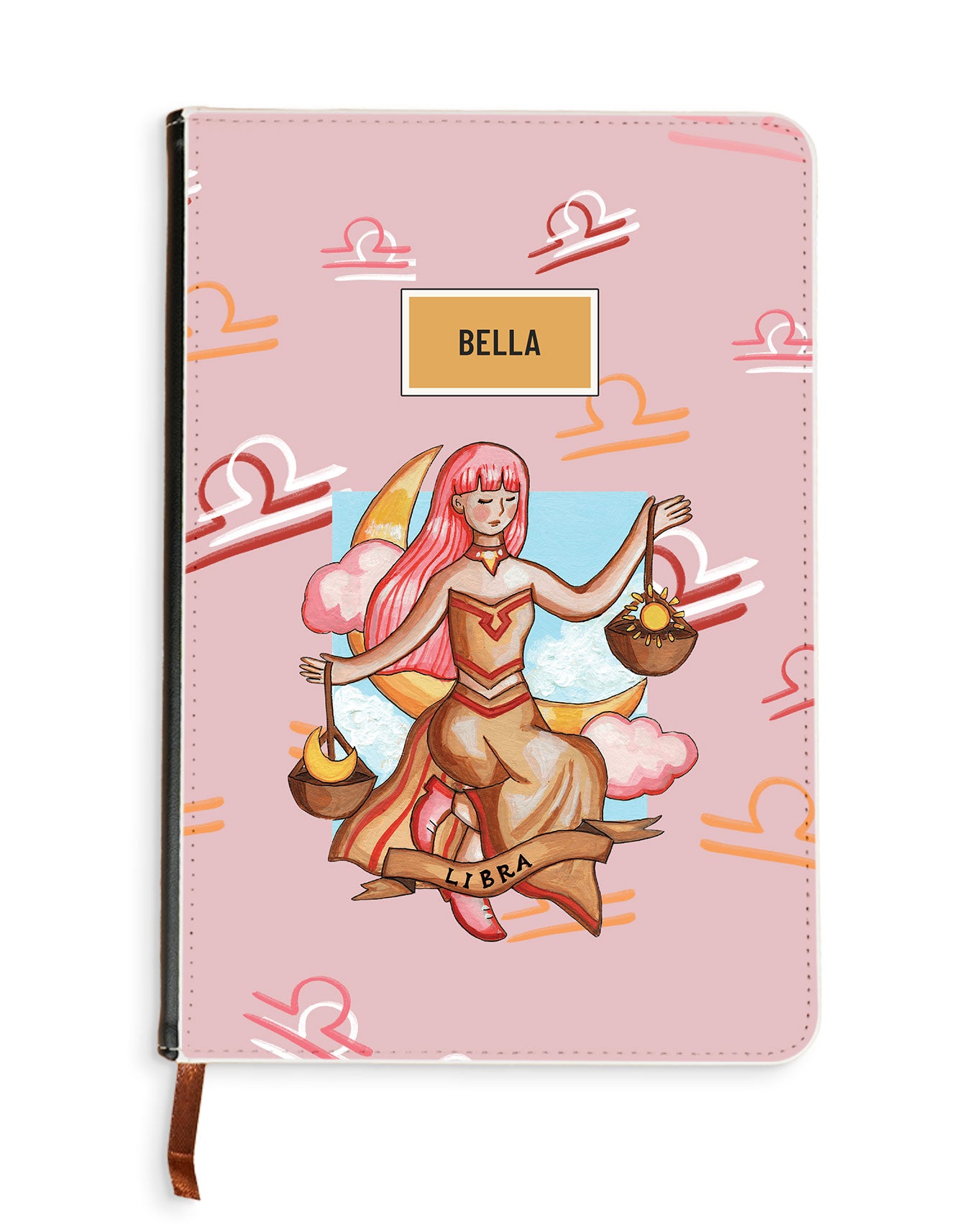 Leather Bookpaper Notebook - Libra