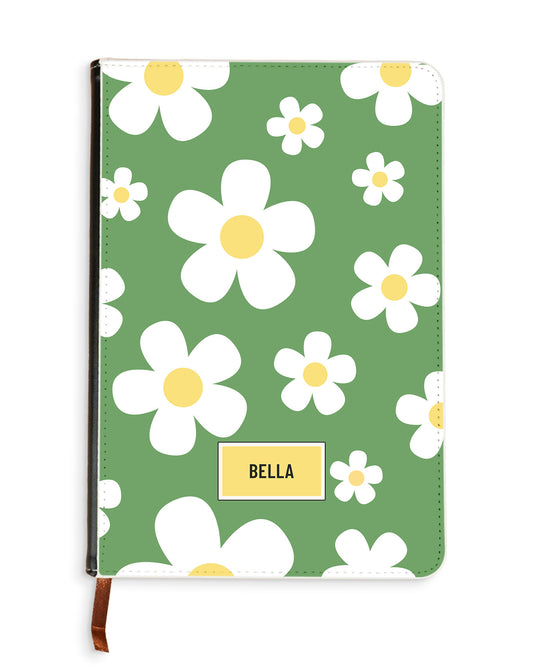 Leather Bookpaper Notebook - Daisy 3.0